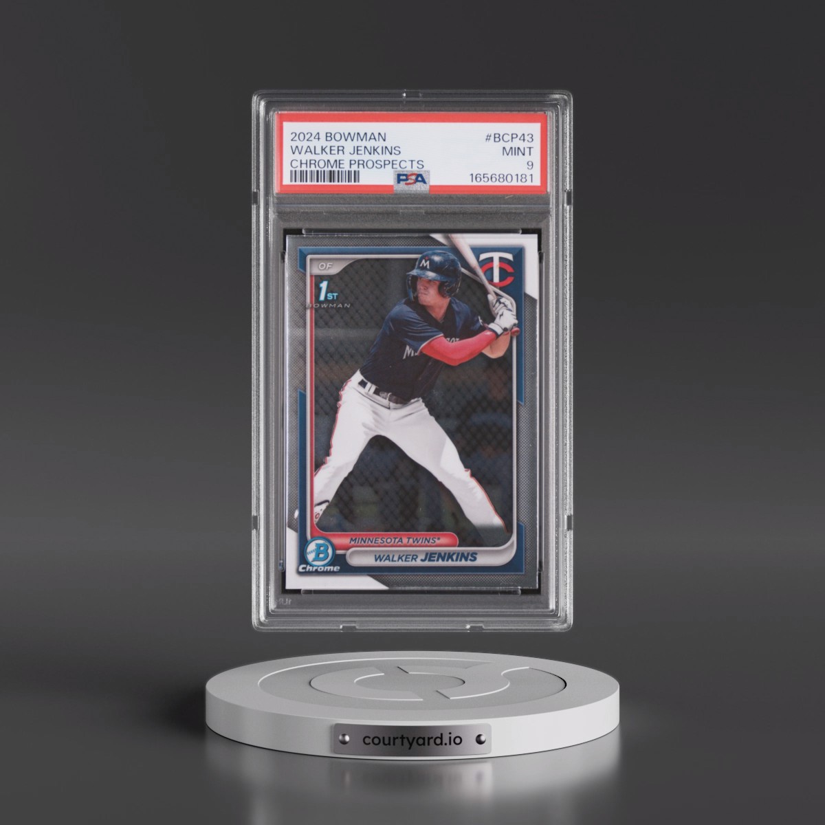 2024 Bowman Chrome Prospects Walker Jenkins #BCP43 PSA 9