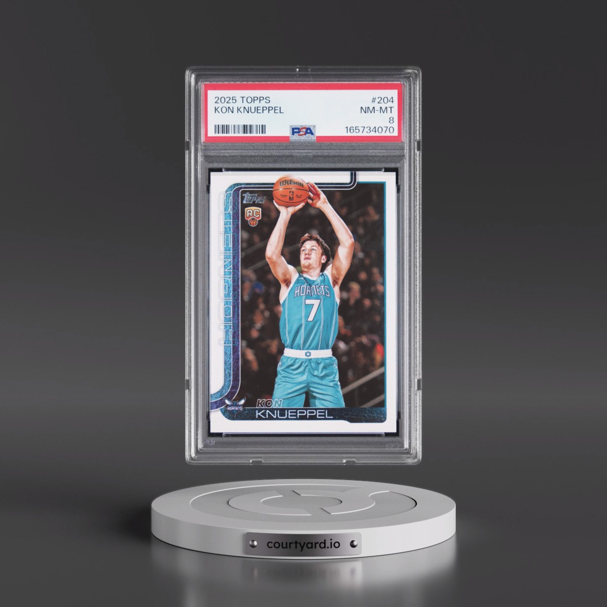 2025 Topps #204 Kon Knueppel (PSA 8 NM-MT)