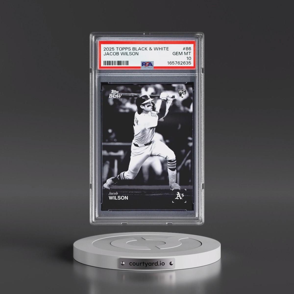 2025 Topps Black and White Jacob Wilson #86 PSA 10