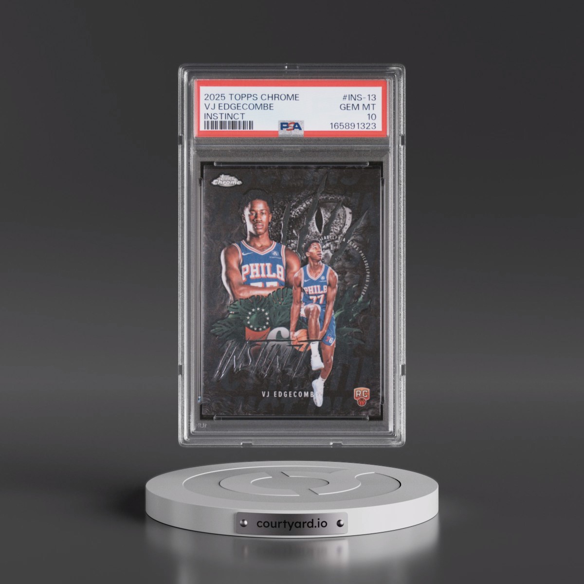 2025 Topps Chrome Instinct #INS-13 VJ Edgecombe (PSA 10 GEM MINT)