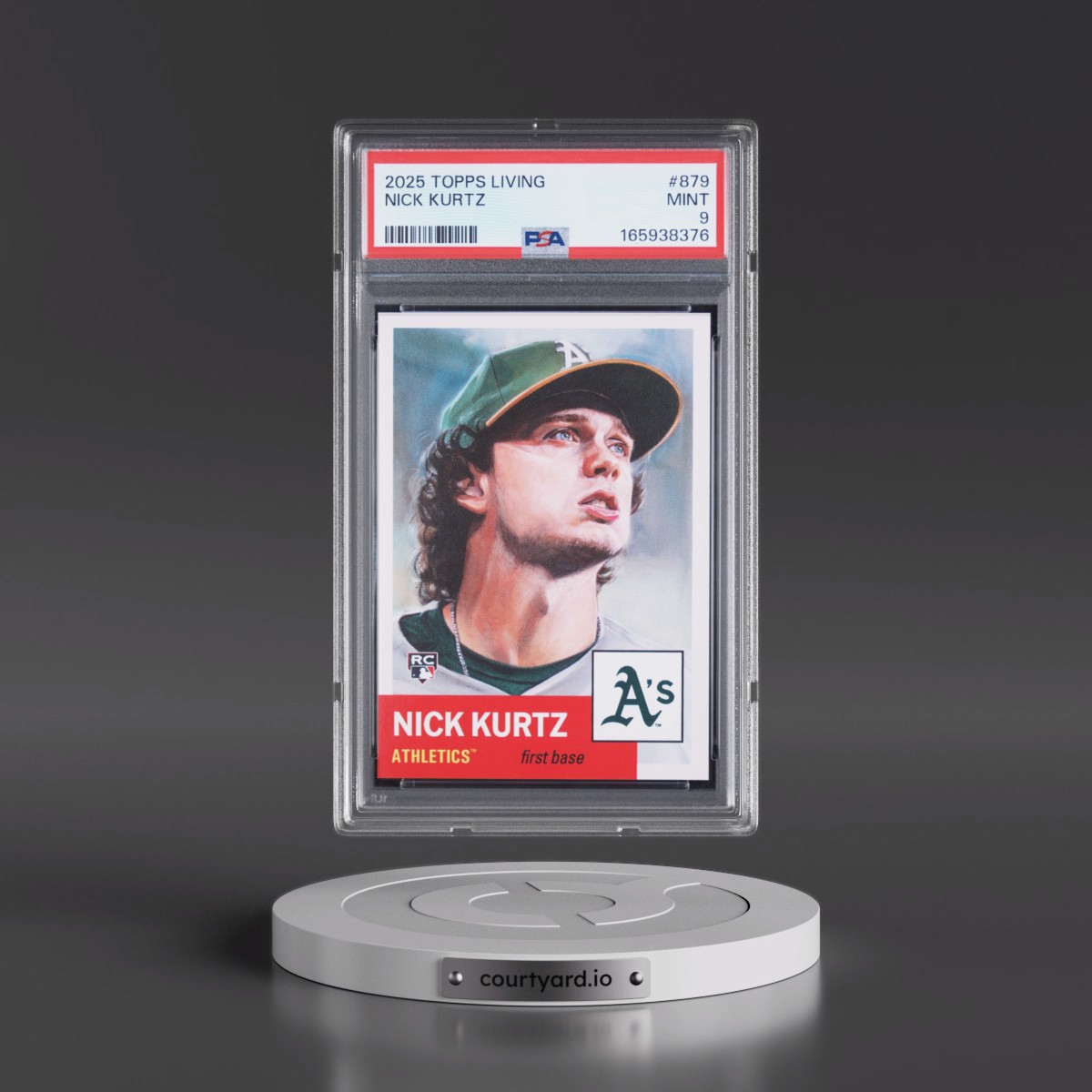 2025 Topps Living Nick Kurtz #879 PSA 9