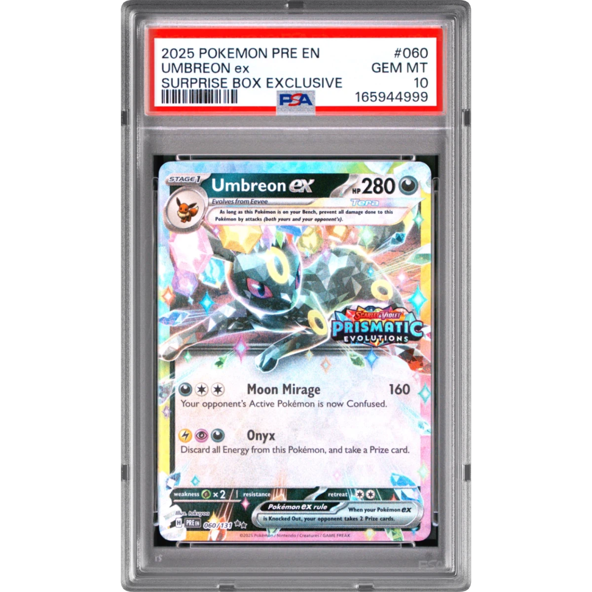 Umbreon EX card artwork