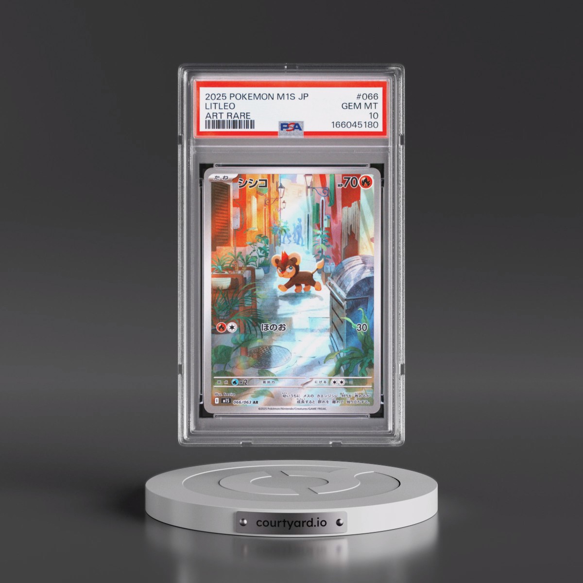 2025 Pokémon M1s-Mega Symphonia #066 Litleo - Art Rare (PSA 10 GEM MINT)