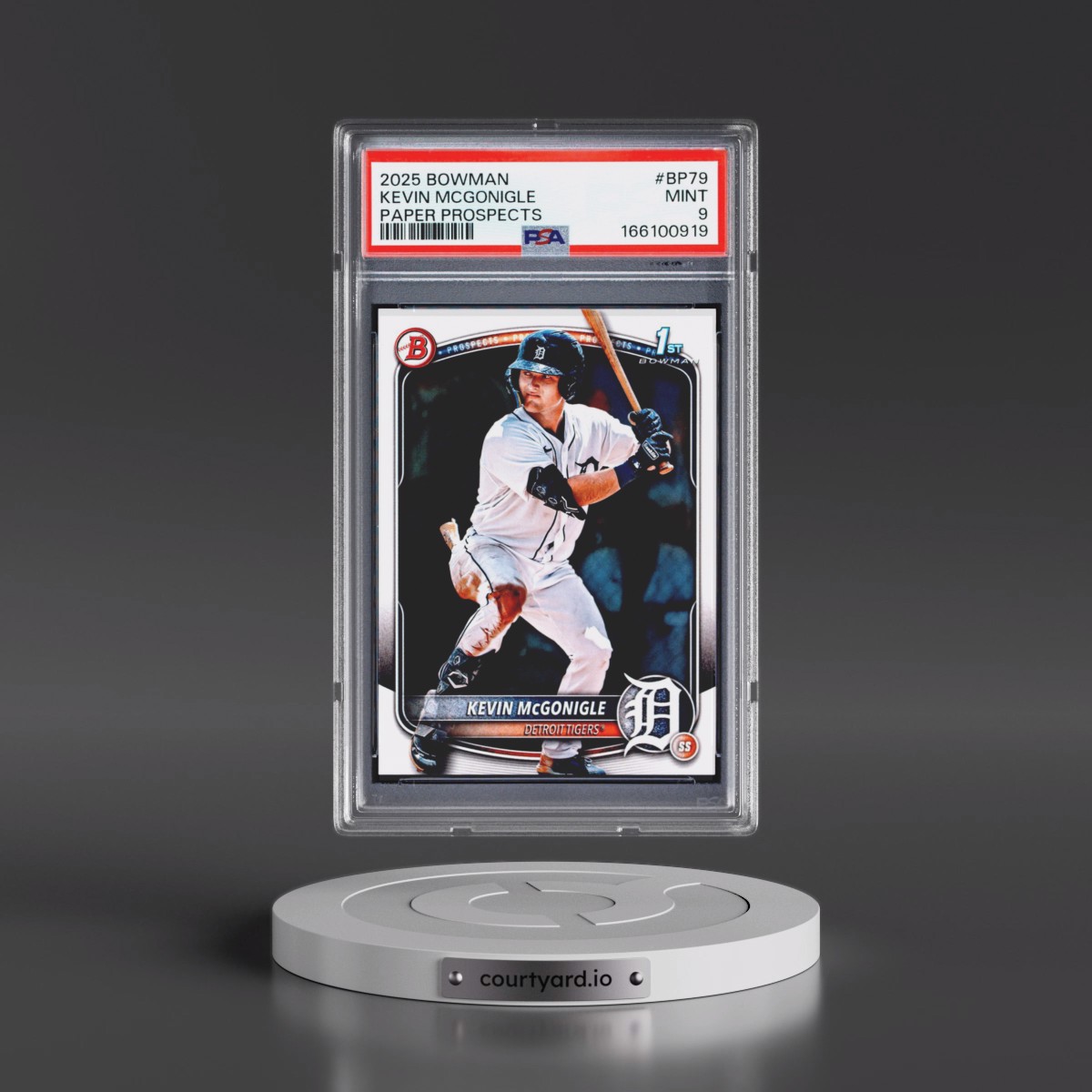 2025 Bowman Paper Prospects Kevin Mcgonigle #BP79 PSA 9