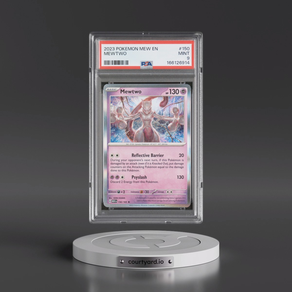 2023 Pokémon Mew EN-151 #150 Mewtwo (PSA 9 MINT)