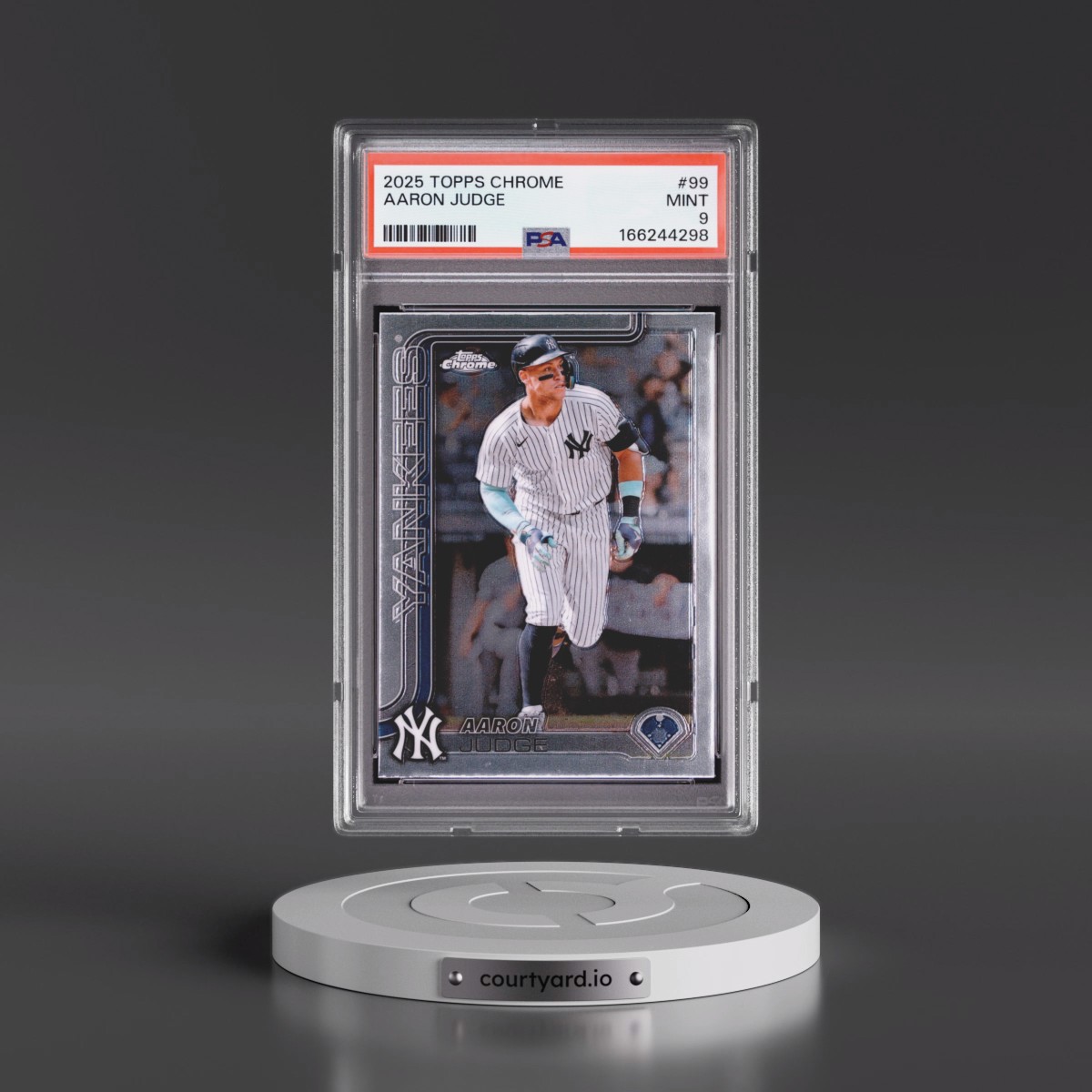 2025 Topps Chrome #99 Aaron Judge (PSA 9 MINT)