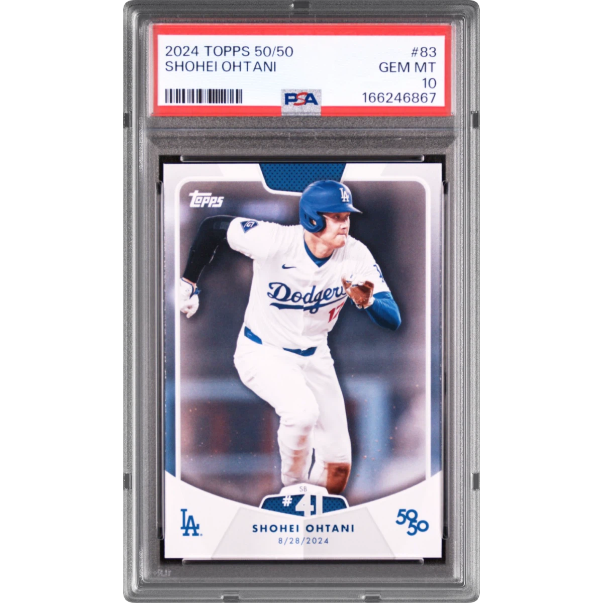 2024 Topps 50/50 Shohei Ohtani #83 Shohei Ohtani (PSA 10 GEM MINT)
