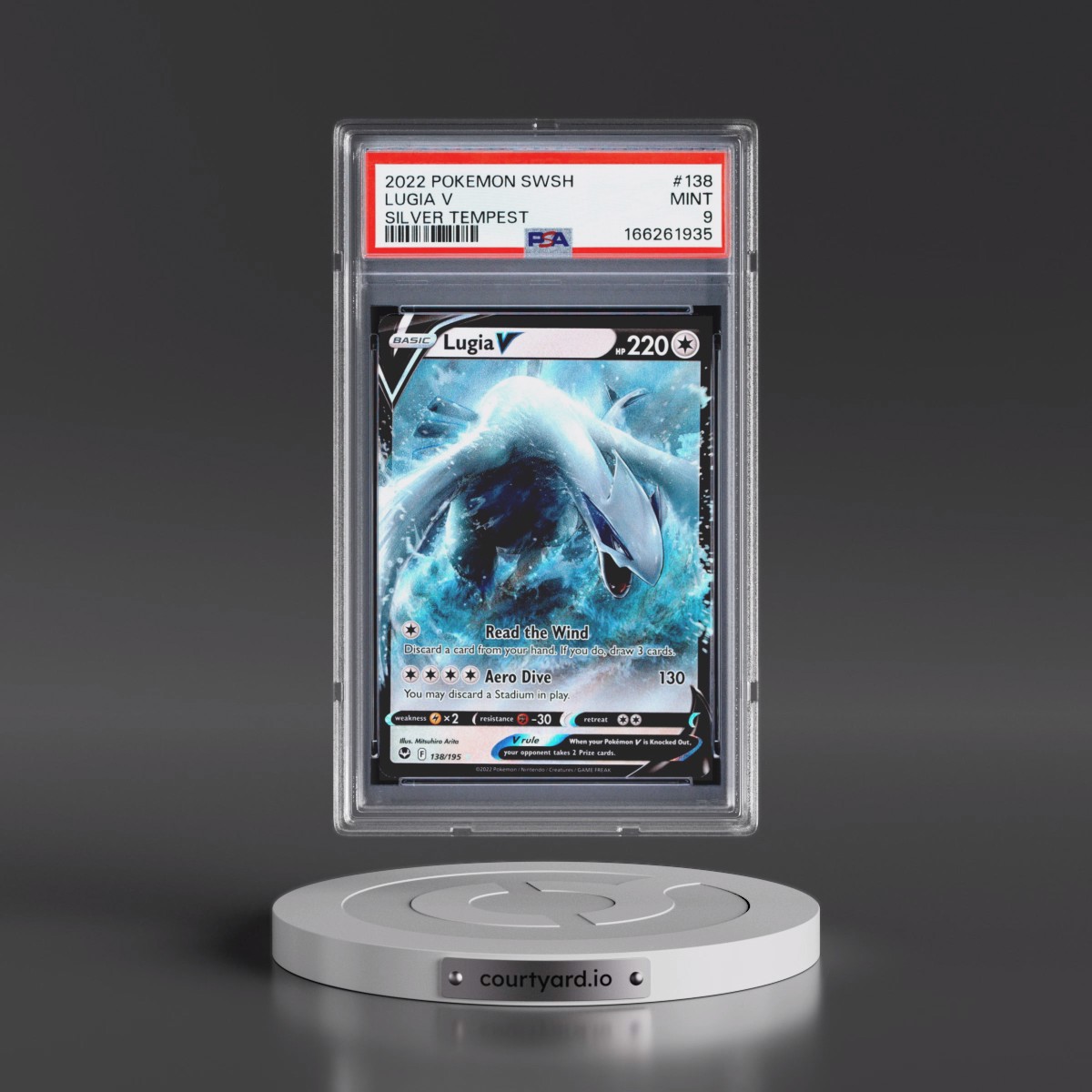 2022 Pokémon Sword & Shield Silver Tempest #138 Lugia V - Holo (PSA 9 MINT)