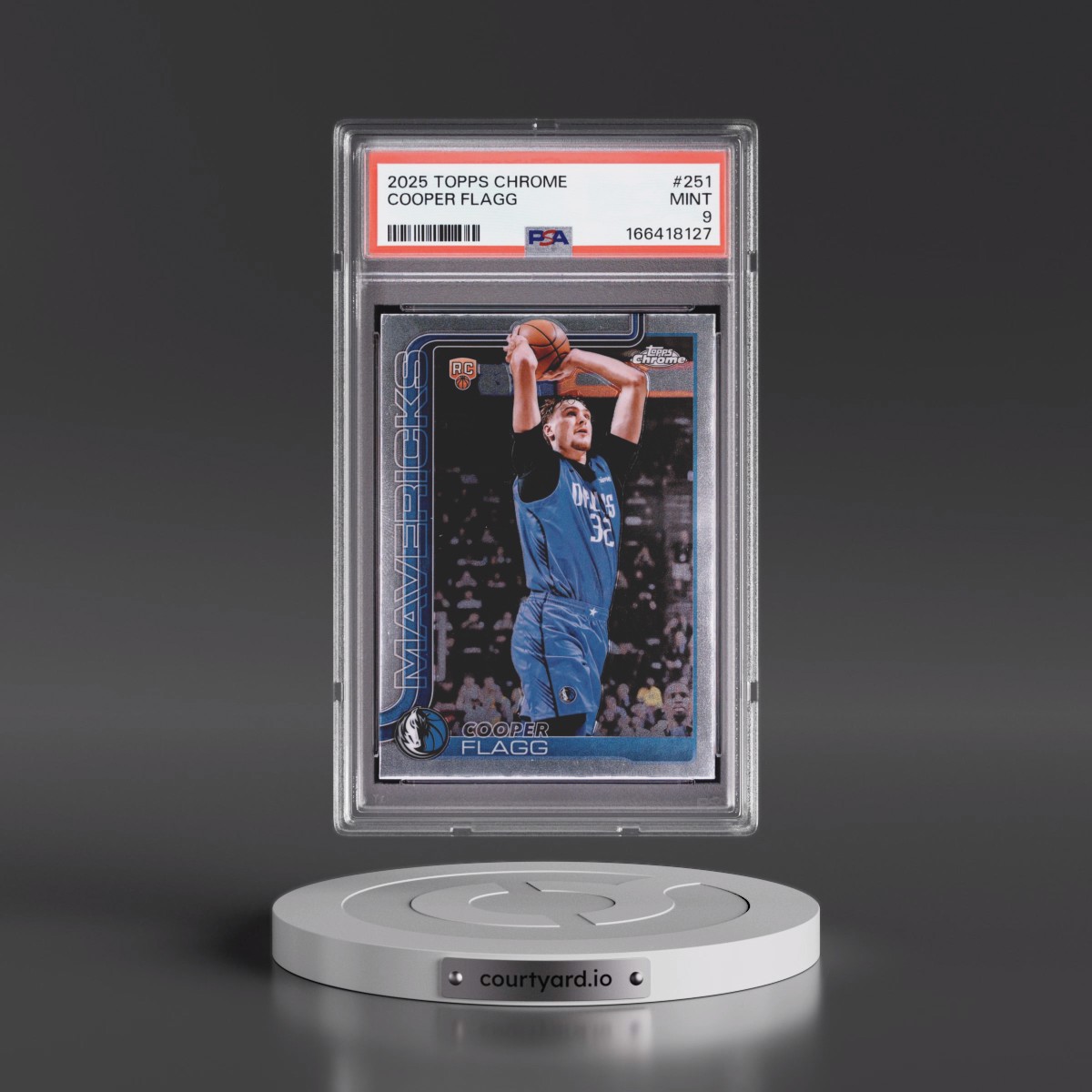 2025 Topps Chrome #251 Cooper Flagg (PSA 9 MINT)