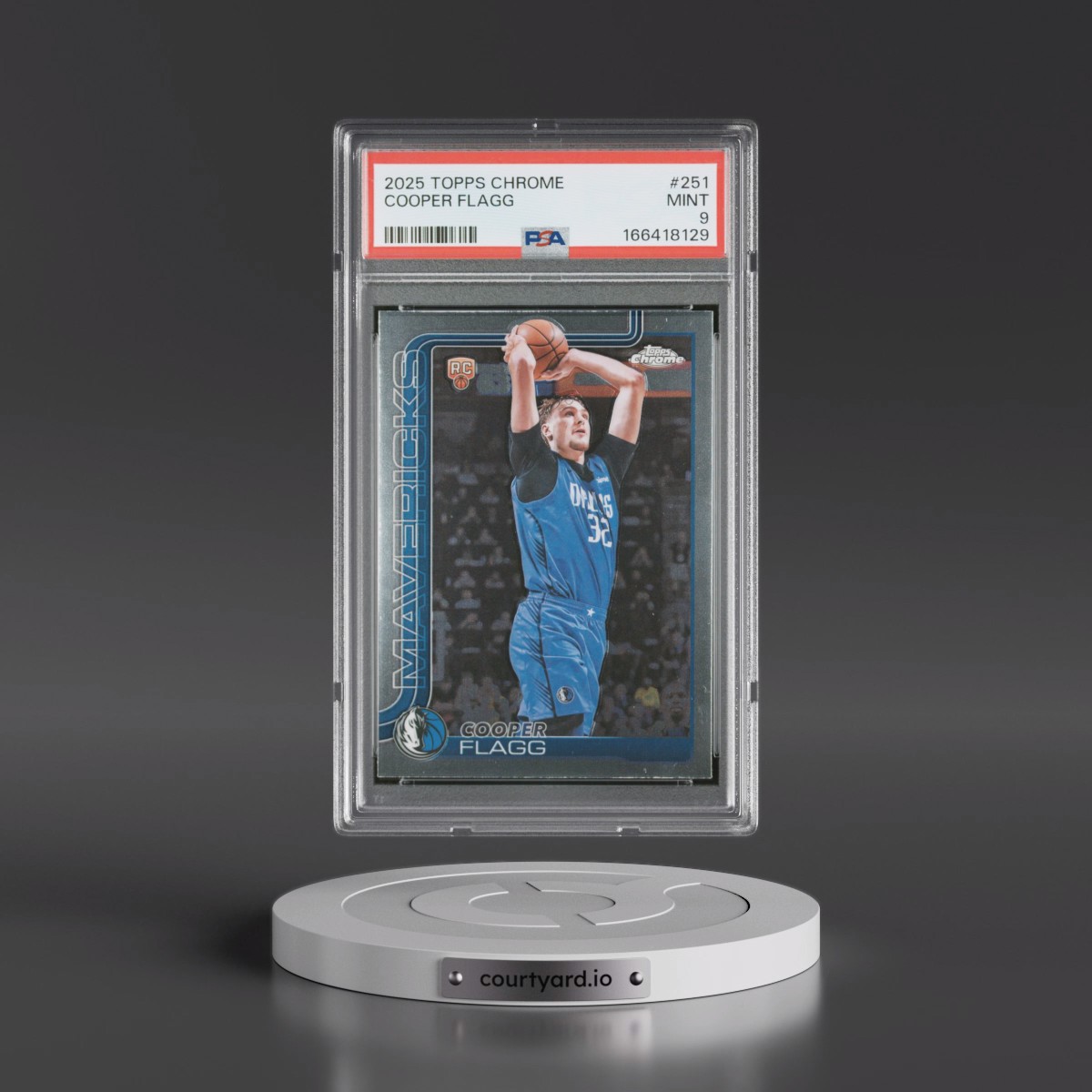 2025 Topps Chrome #251 Cooper Flagg (PSA 9 MINT)