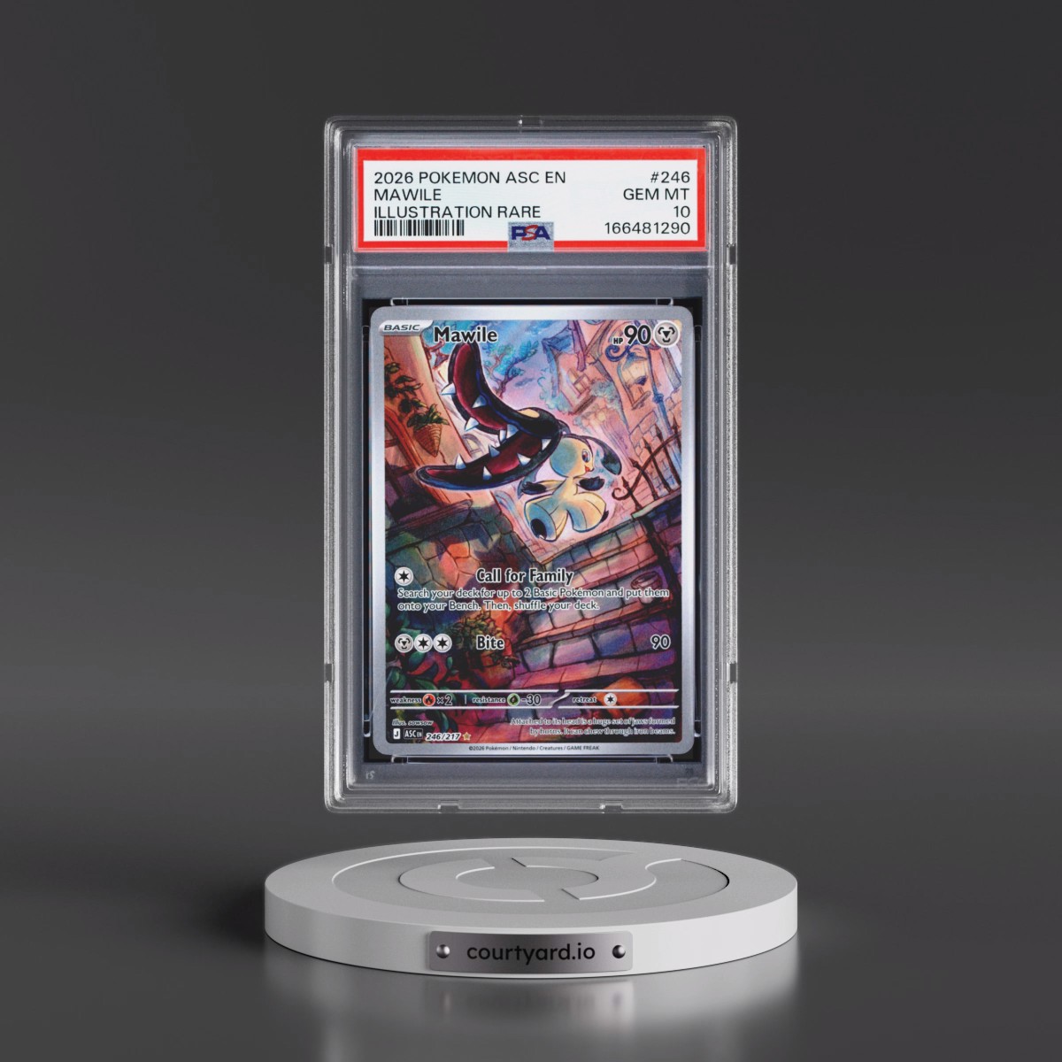 2026 Pokémon Asc EN-Ascended Heroes #246 Mawile - Illustration Rare (PSA 10 GEM MINT)