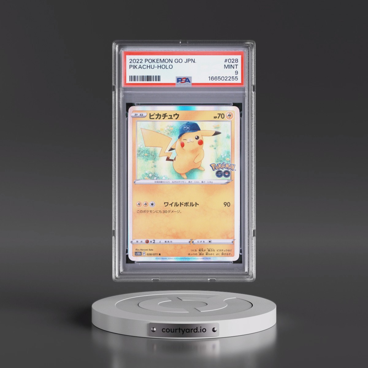 2022 Pokémon Go #028 Pikachu - Holo (PSA 9 MINT)