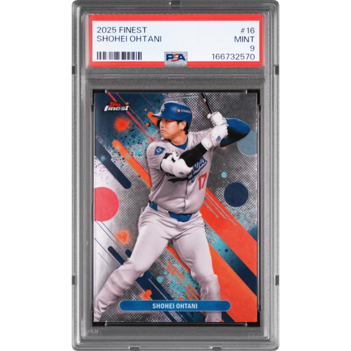 2025 Topps Finest #16 Shohei Ohtani (PSA 9 MINT)