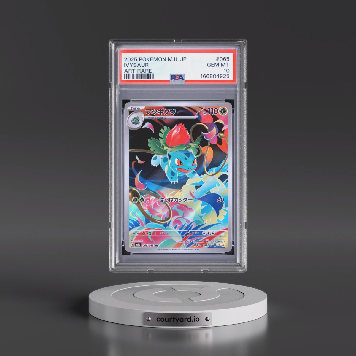 2025 Pokémon M1l-Mega Brave #065 Ivysaur - Art Rare (PSA 10 GEM MINT)