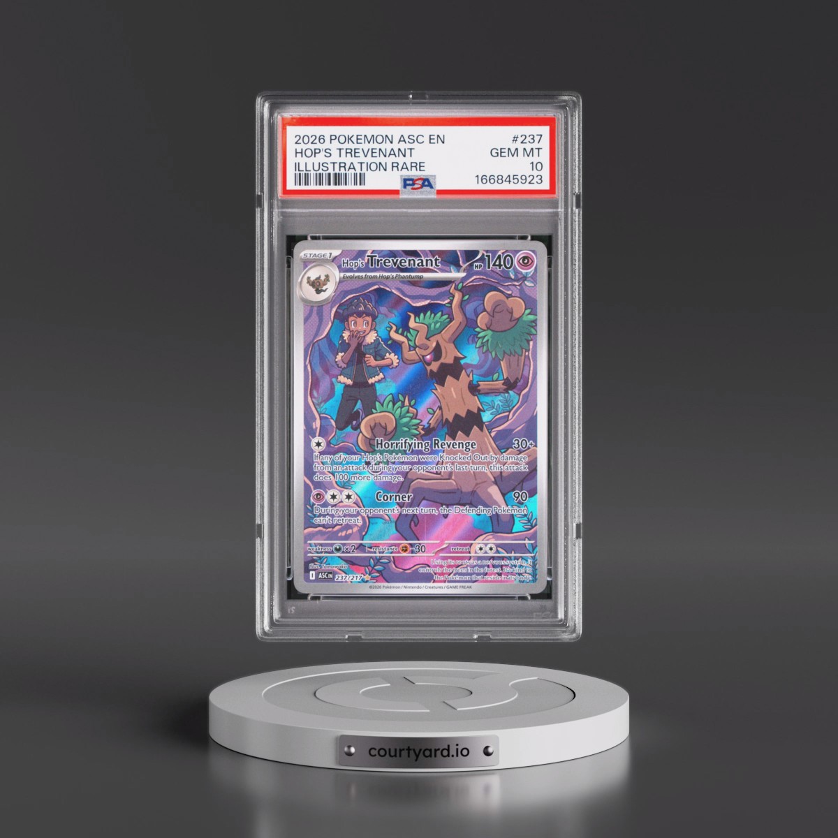 2026 Pokémon Asc EN-Ascended Heroes #237 Hop's Trevenant - Illustration Rare (PSA 10 GEM MINT)