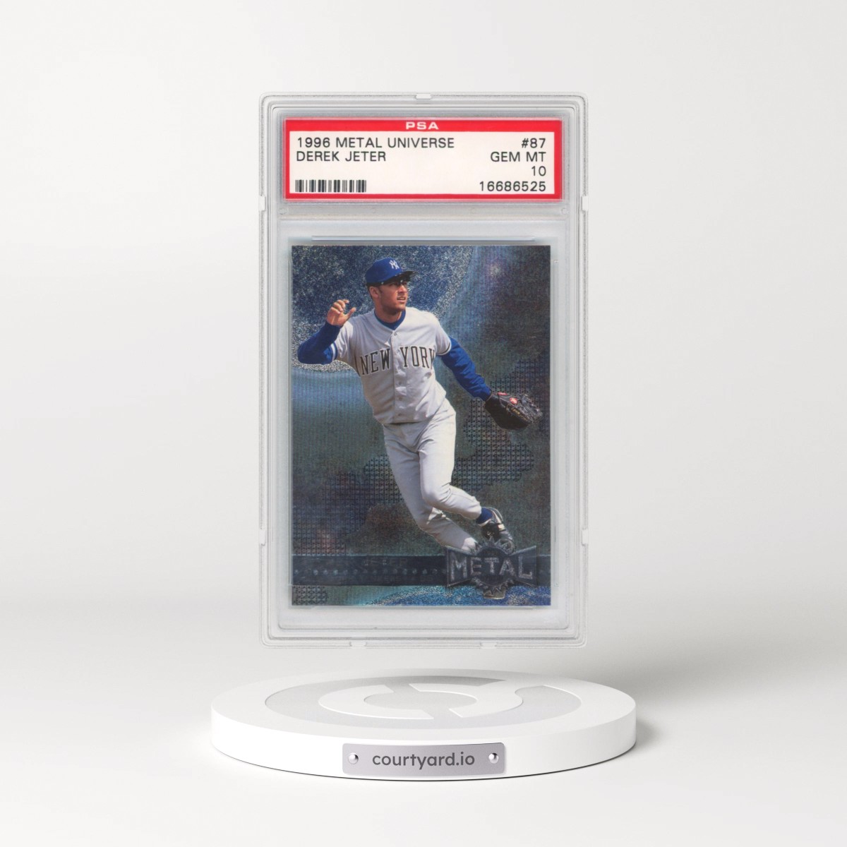 1996 Metal Universe #87 Derek Jeter (PSA 10 GEM MINT)