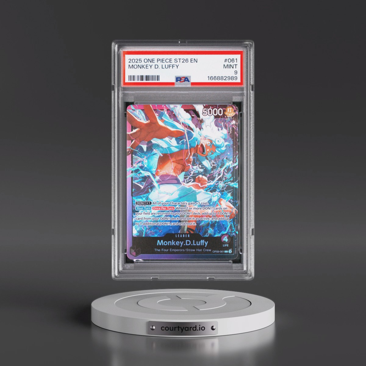 2025 One Piece Starter Deck ST26-Purple/Black Monkey D. Luffy #061 Monkey D. Luffy (PSA 9 MINT)