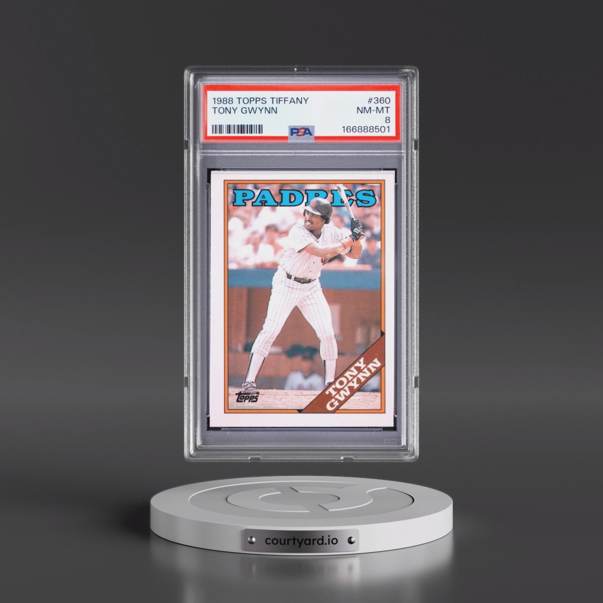 1988 Topps Tiffany Tony Gwynn #360 PSA 8
