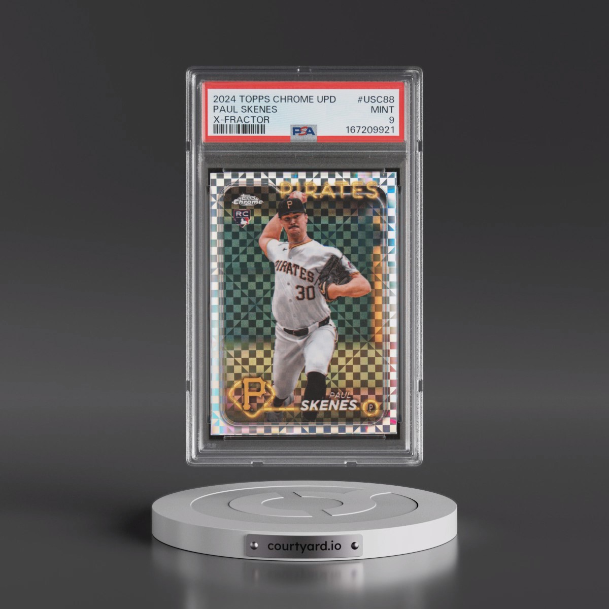 2024 Topps Chrome Update #USC88 Paul Skenes - X-Fractor (PSA 9 MINT)