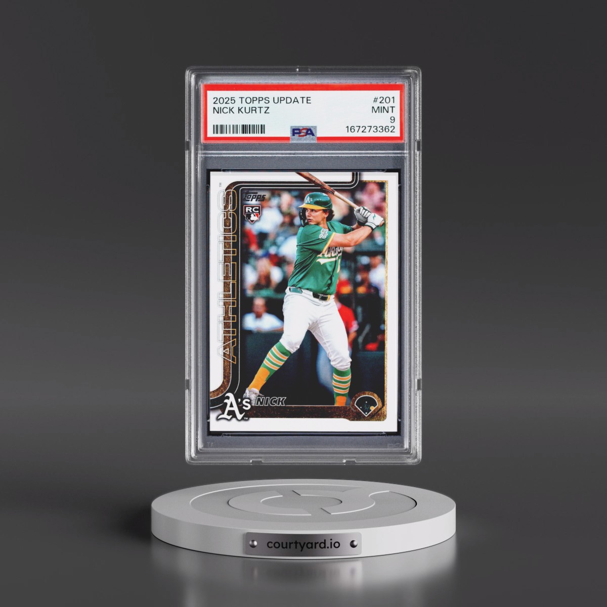 2025 Topps Update #201 Nick Kurtz (PSA 9 MINT)