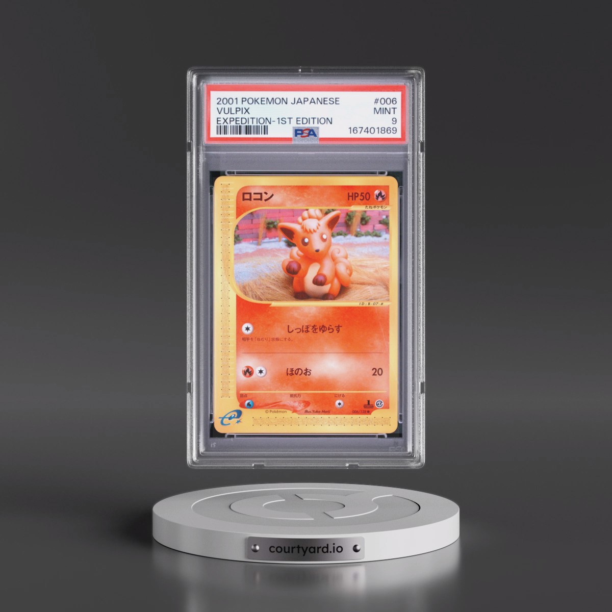 2001 Pokémon Expedition #006 Vulpix - 1st Edition (PSA 9 MINT)
