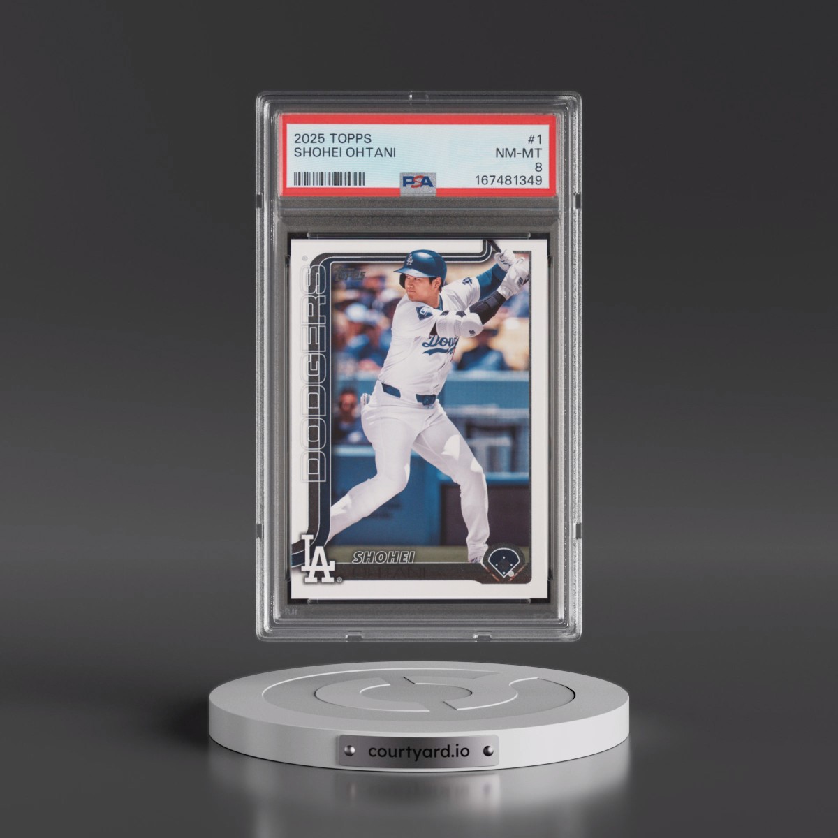 2025 Topps #1 Shohei Ohtani (PSA 8 NM-MT)
