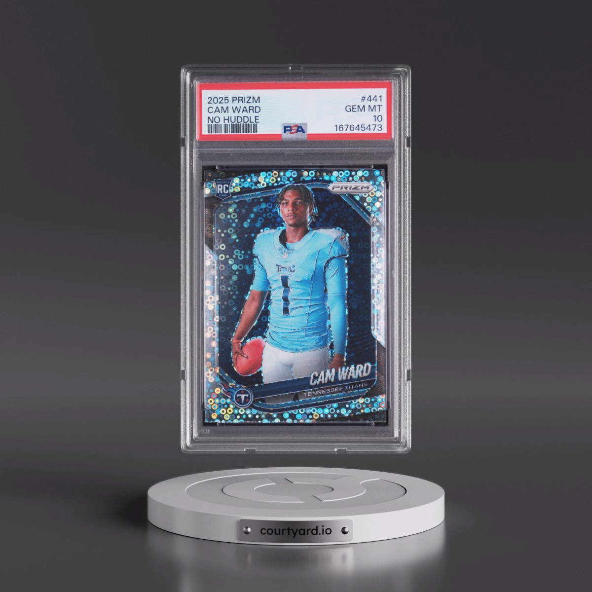 2025 Panini Prizm Cam Ward - No Huddle #441 PSA 10