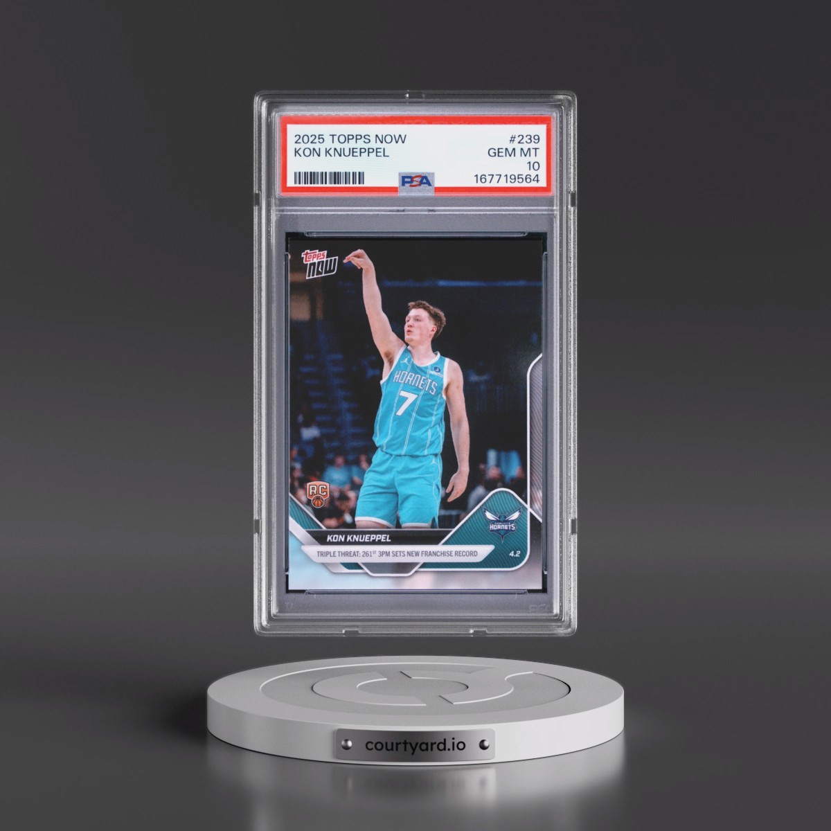 2025 Topps Now Kon Knueppel #239 PSA 10