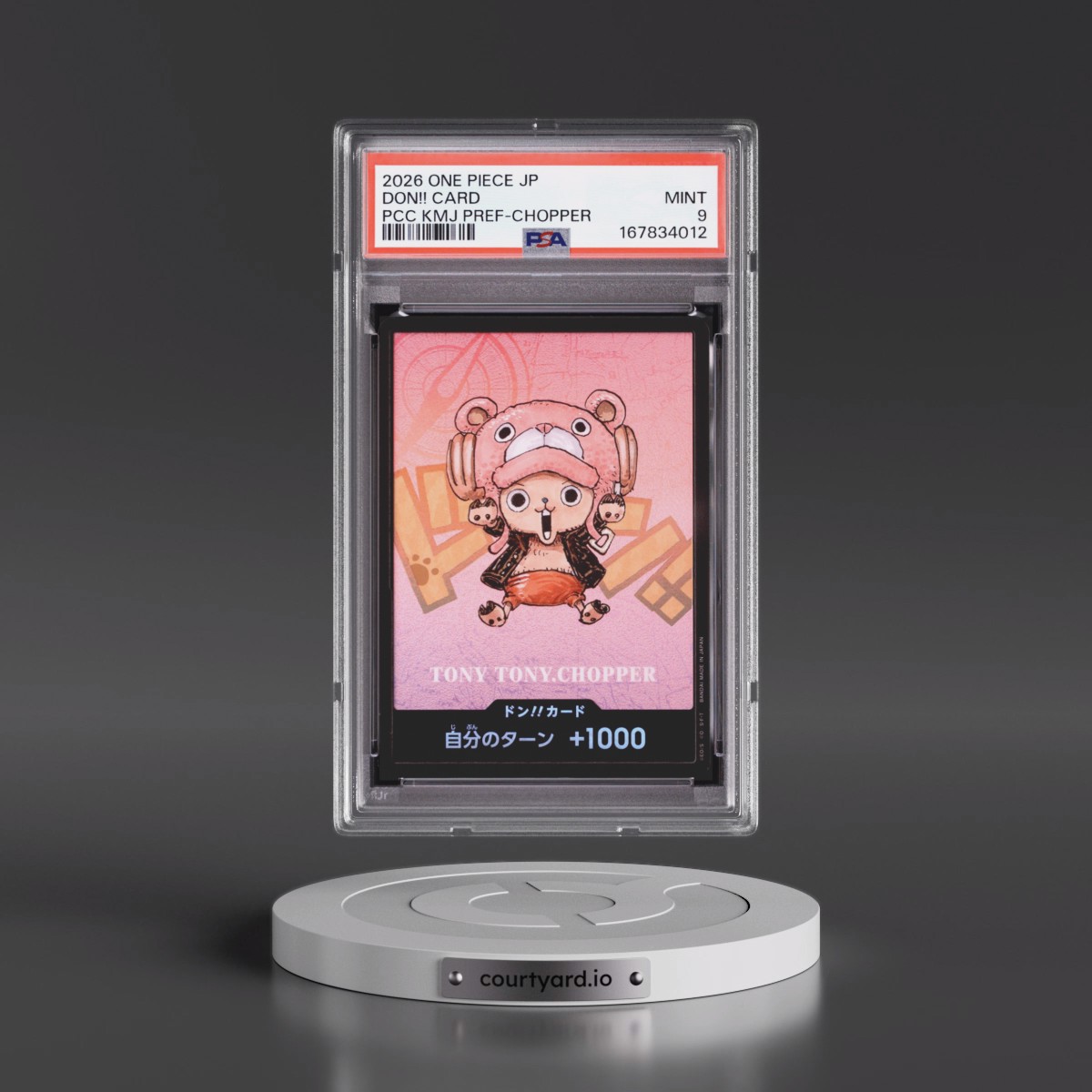 2026 One Piece Japanese Premium Card Collection Kumamoto Prefecture Special Don!! Card - Tony Tony Chopper PSA 9