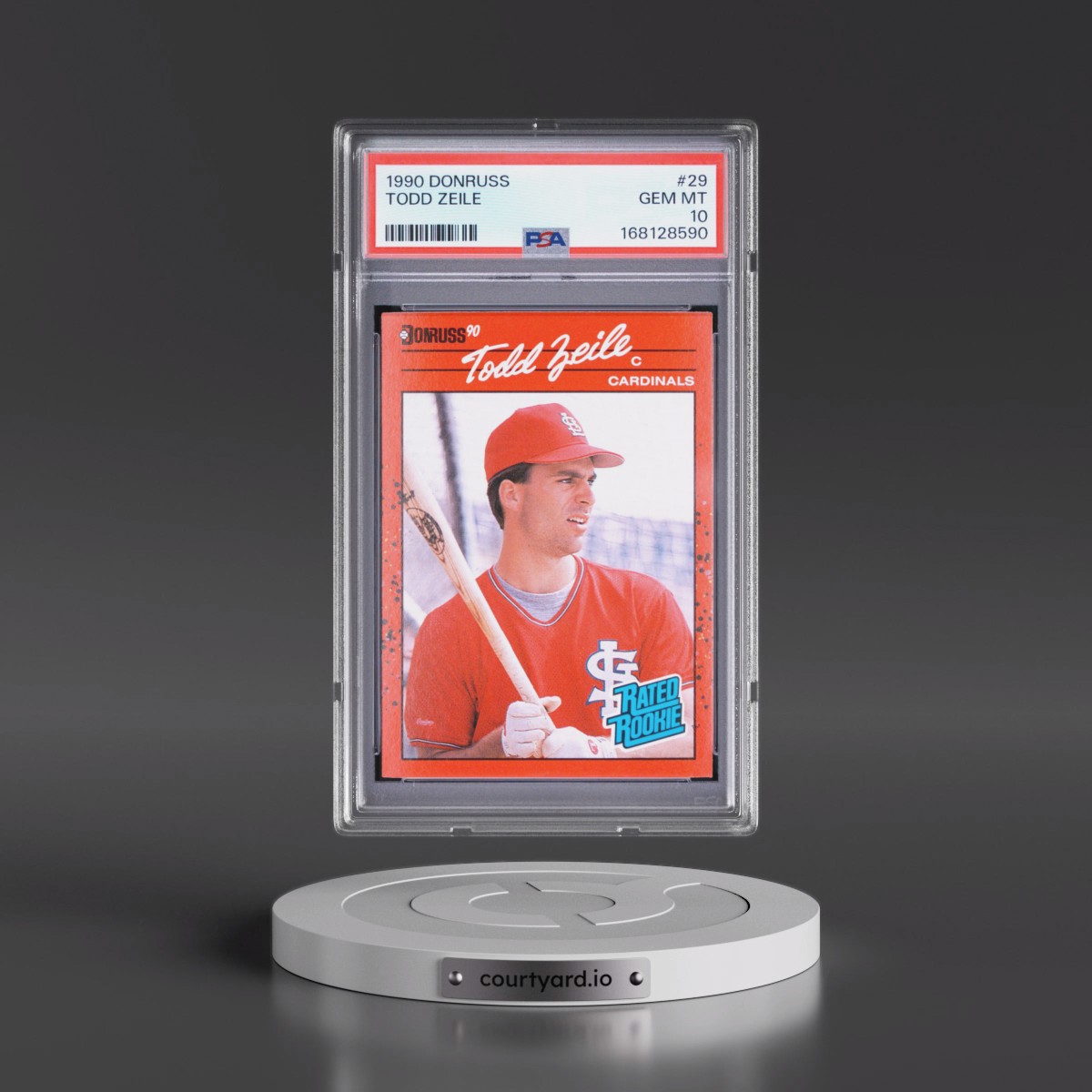 1990 Donruss Todd Zeile #29 PSA 10