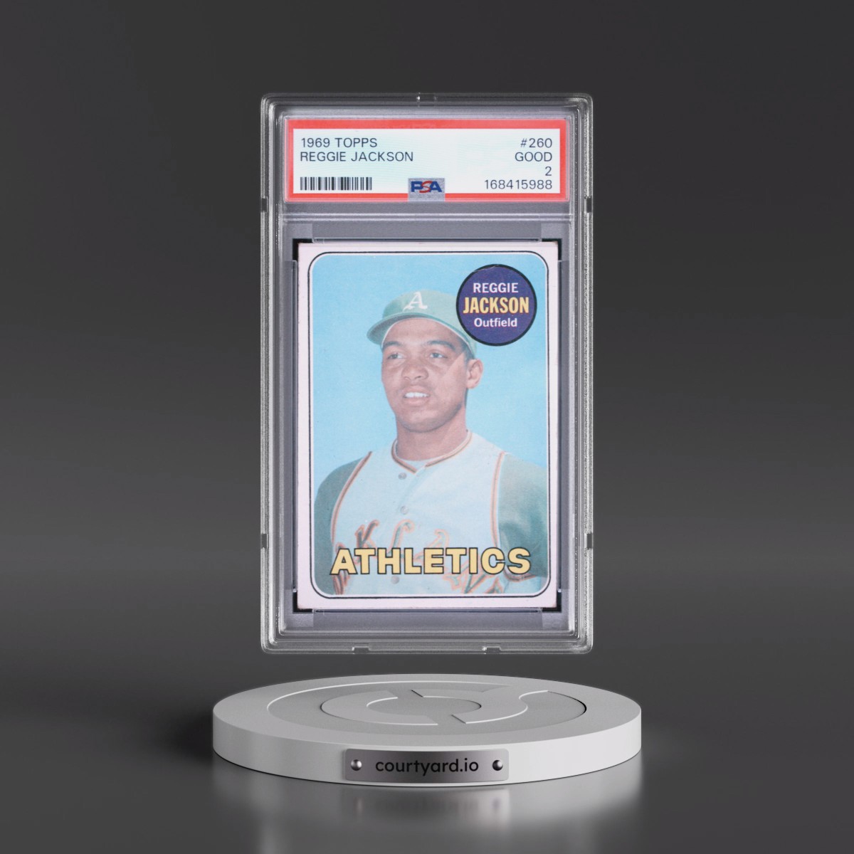 1969 Topps Reggie Jackson #260 PSA 2