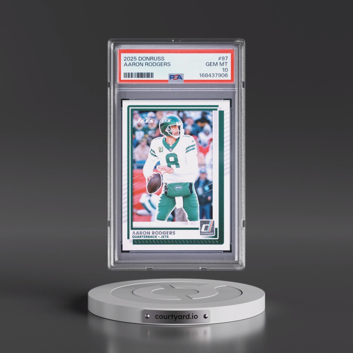 2025 Panini Donruss Aaron Rodgers #97 PSA 10