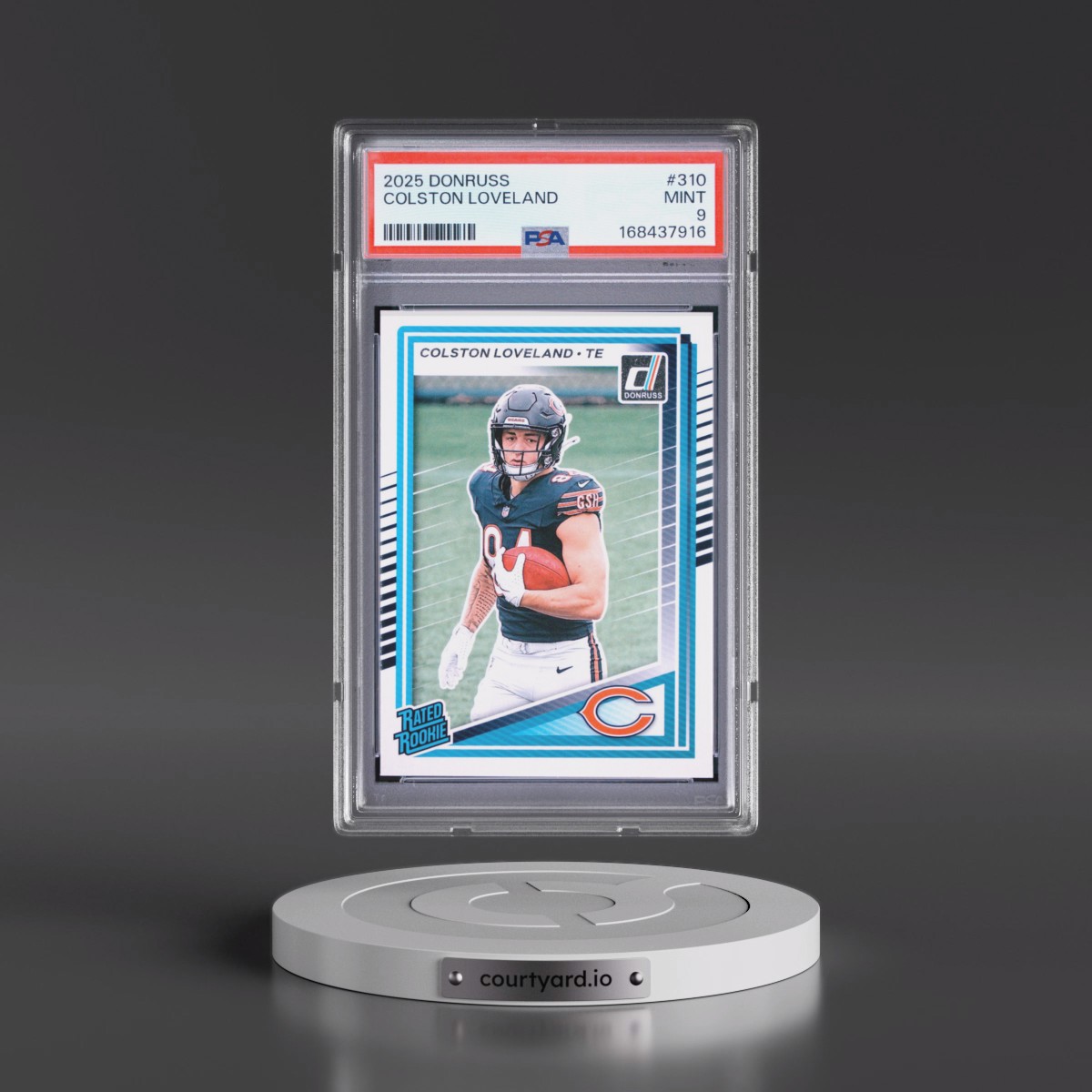 2025 Panini Donruss Colston Loveland #310 PSA 9