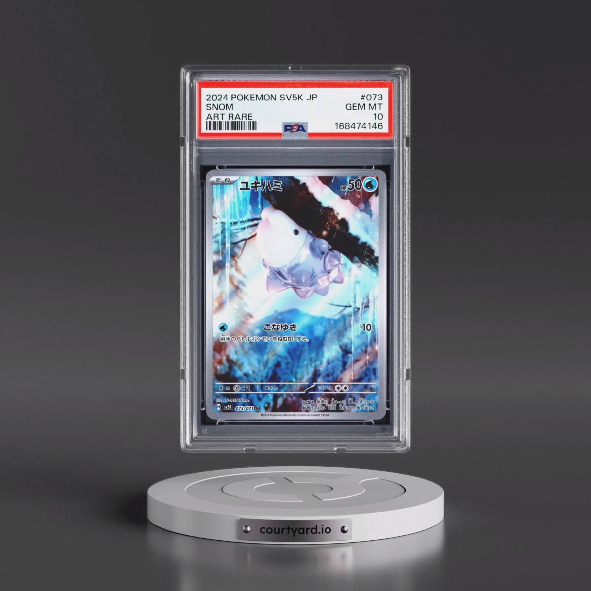 2024 Pokémon Sv5k-Wild Force Snom - Art Rare #073 PSA 10