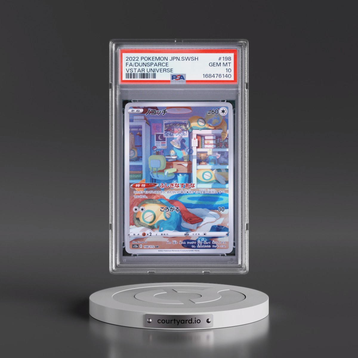 2022 Pokémon Sword & Shield Vstar Universe #198 Dunsparce - Full Art (PSA 10 GEM MINT)