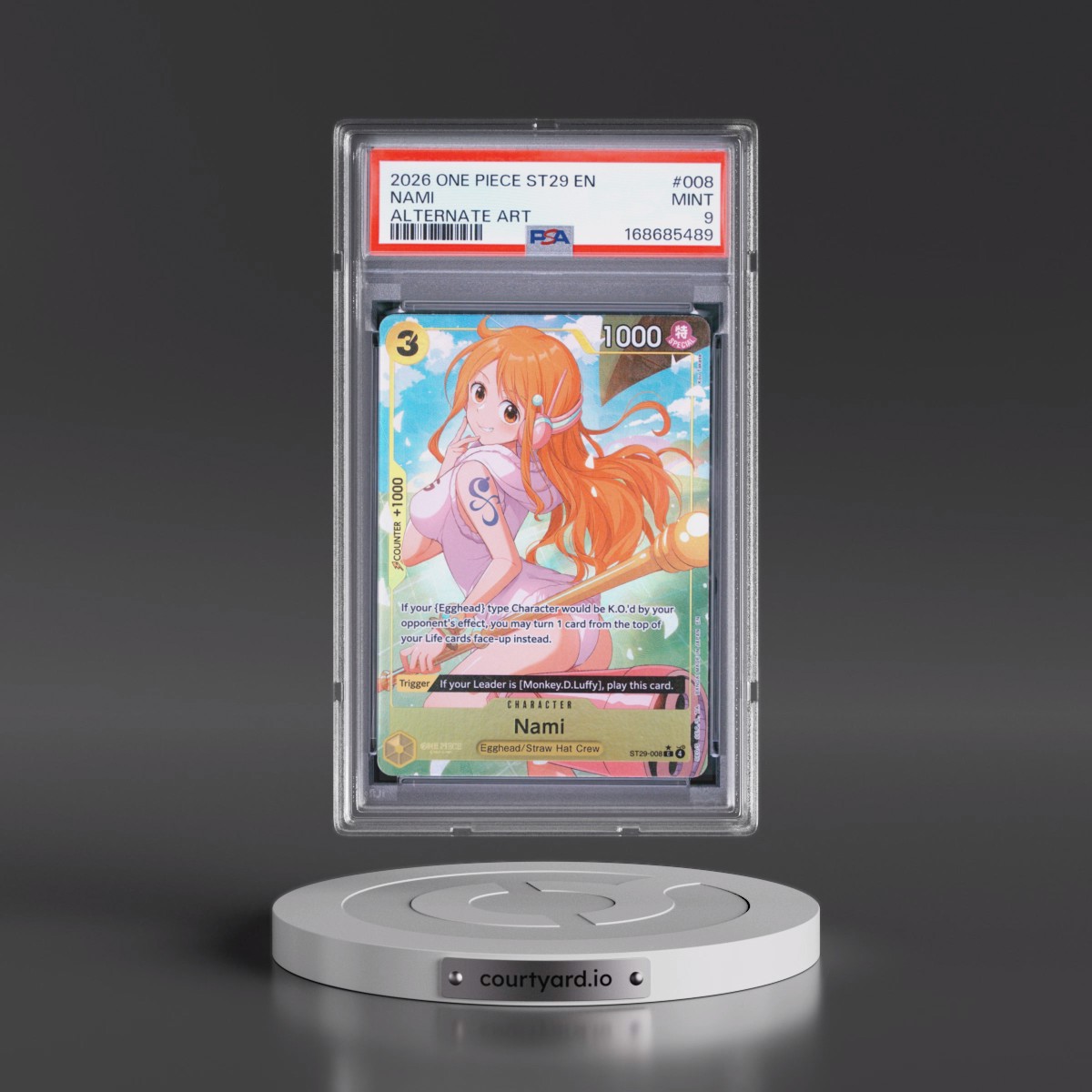 2026 One Piece Starter Deck ST29-Egghead Nami - Alternate Art #008 PSA 9