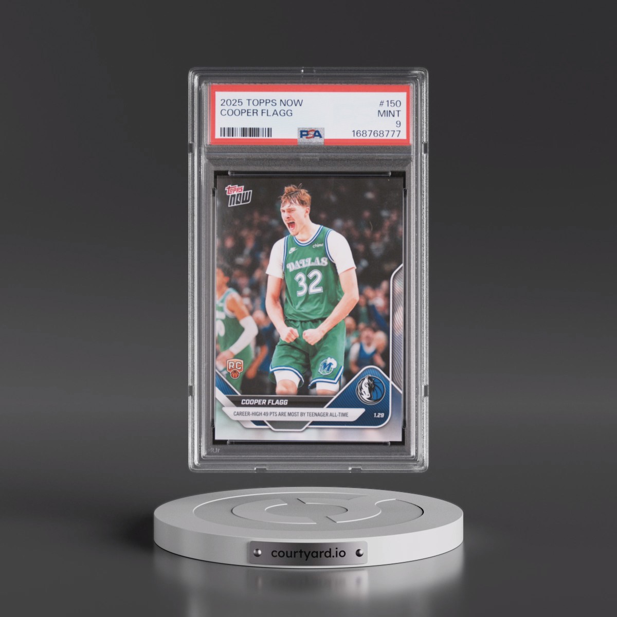 2025 Topps Now #150 Cooper Flagg (PSA 9 MINT)