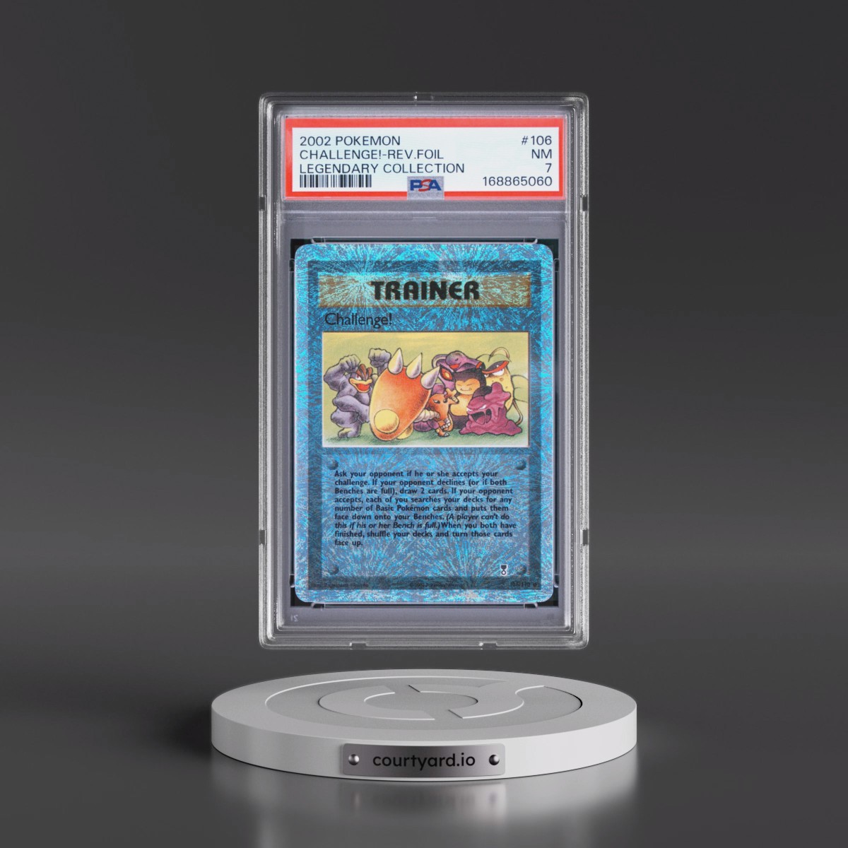 2002 Pokémon Legendary Collection Challenge! - Reverse Foil #106 PSA 7