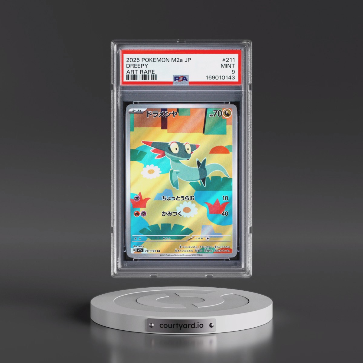2025 Pokémon M2a-Mega Dream EX #211 Dreepy - Art Rare (PSA 9 MINT)