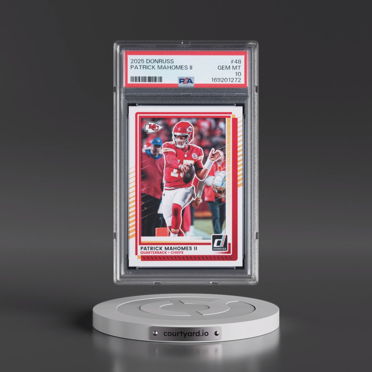 2025 Panini Donruss Patrick Mahomes II #48 PSA 10