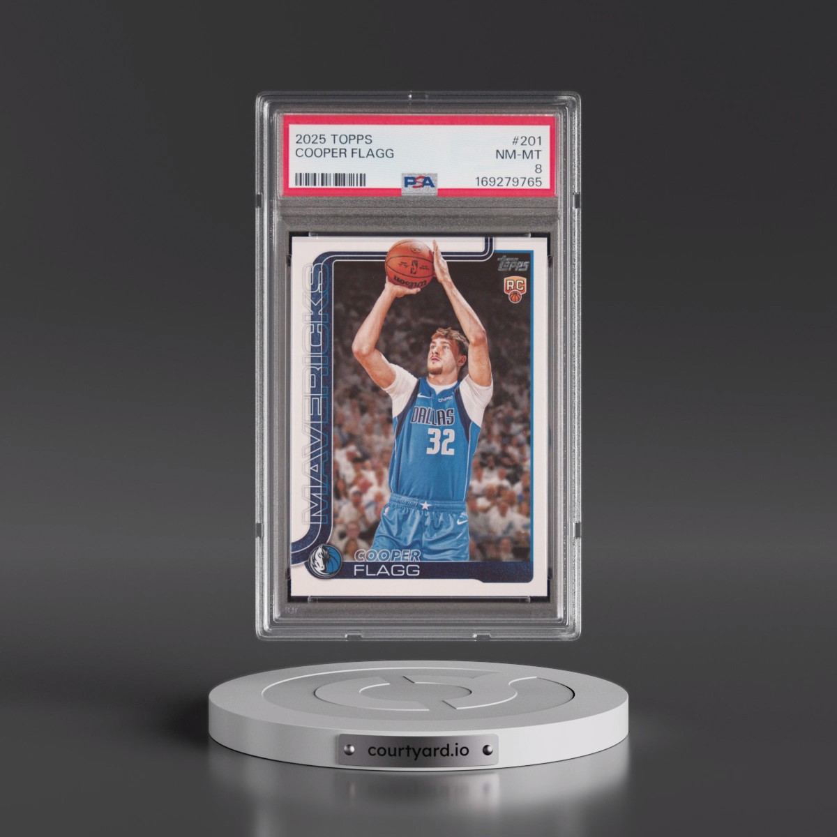 2025 Topps #201 Cooper Flagg (PSA 8 NM-MT)