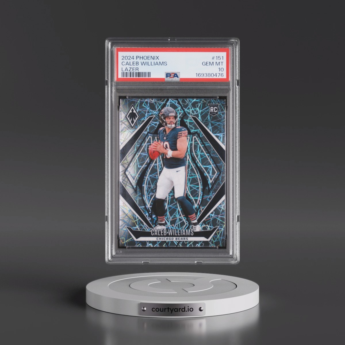 2024 Panini Phoenix Caleb Williams - Lazer #151 PSA 10