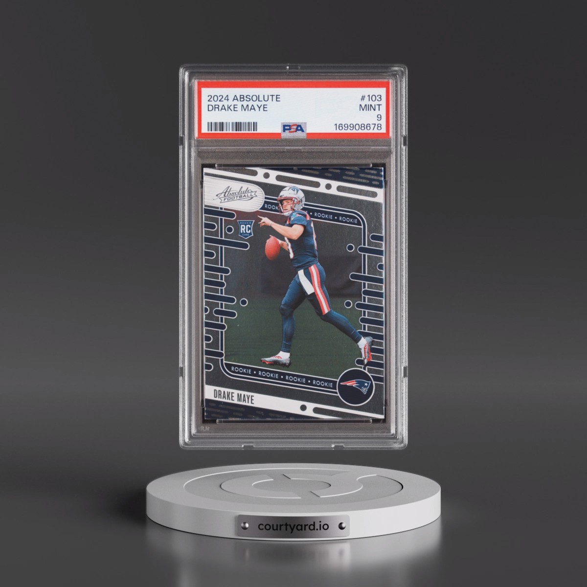 2024 Panini Absolute #103 Drake Maye (PSA 9 MINT)