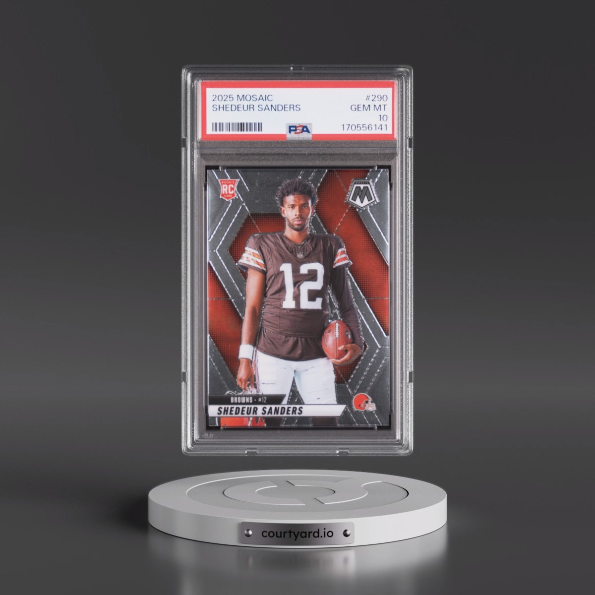 2025 Panini Mosaic #290 Shedeur Sanders (PSA 10 GEM MINT)