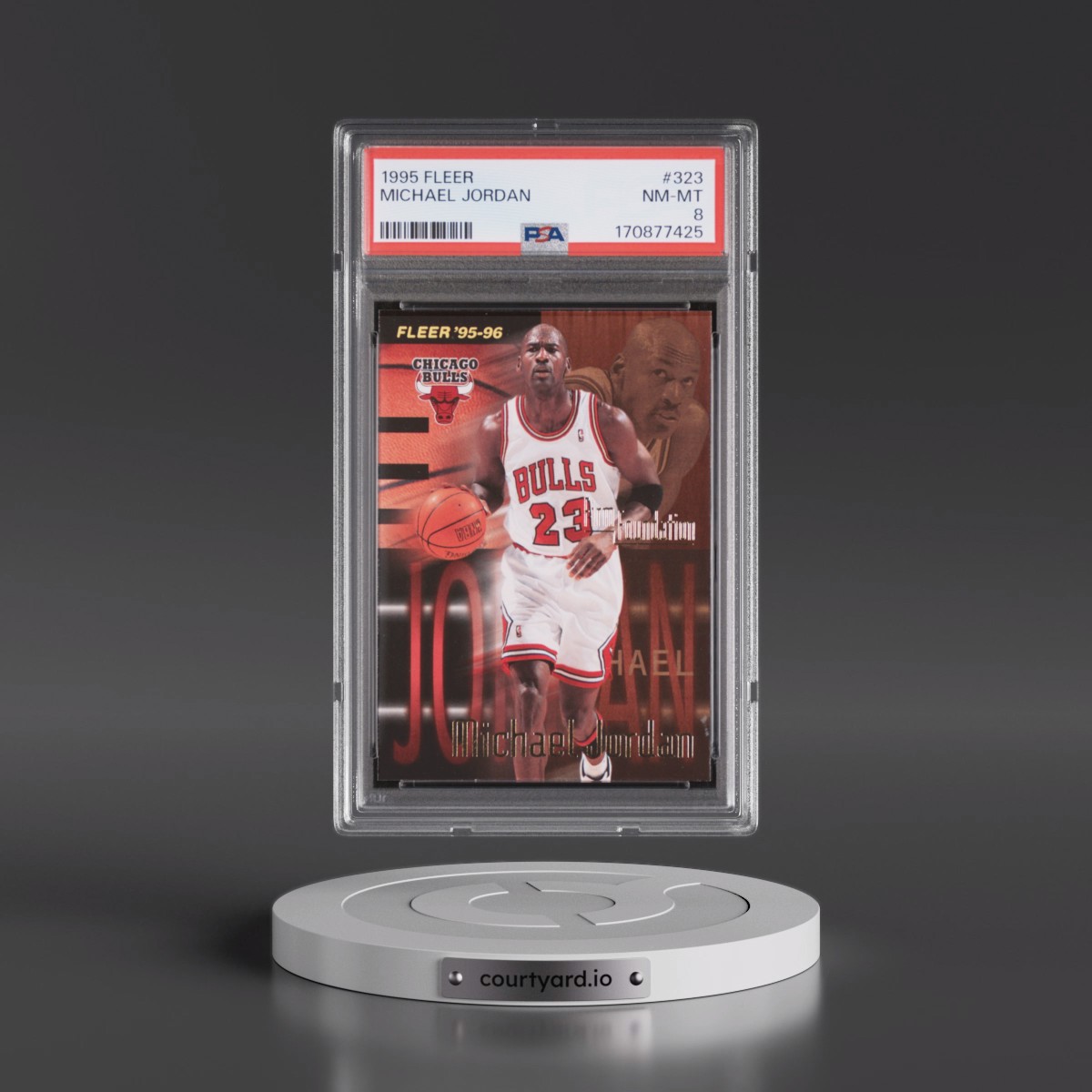1995 Fleer Michael Jordan #323 PSA 8