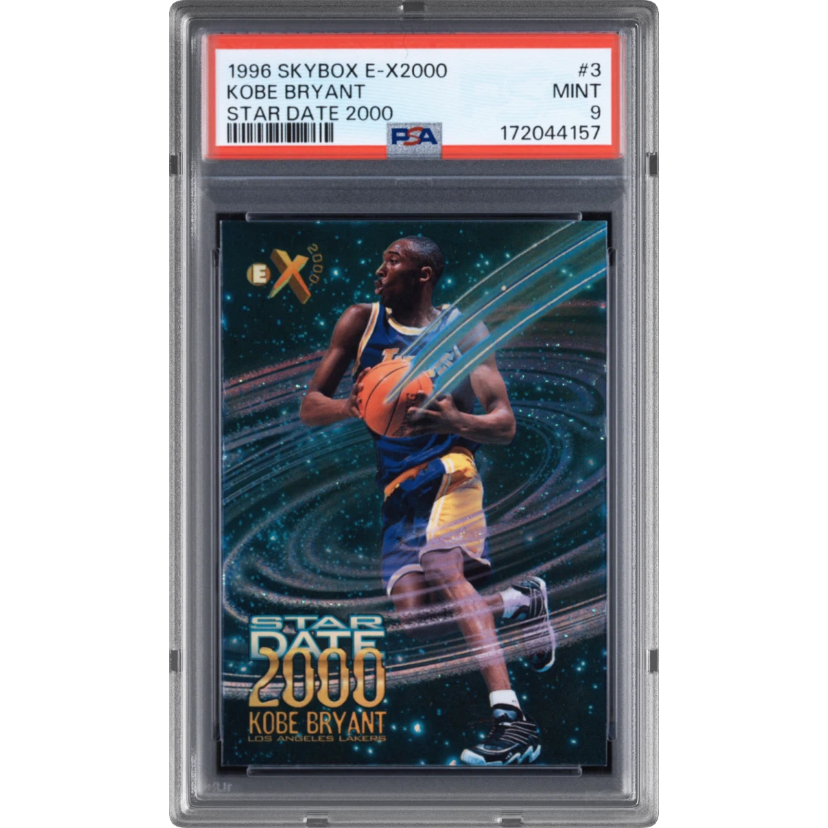 1996 Skybox E-X2000 Star Date 2000 #3 Kobe Bryant, PSA 9