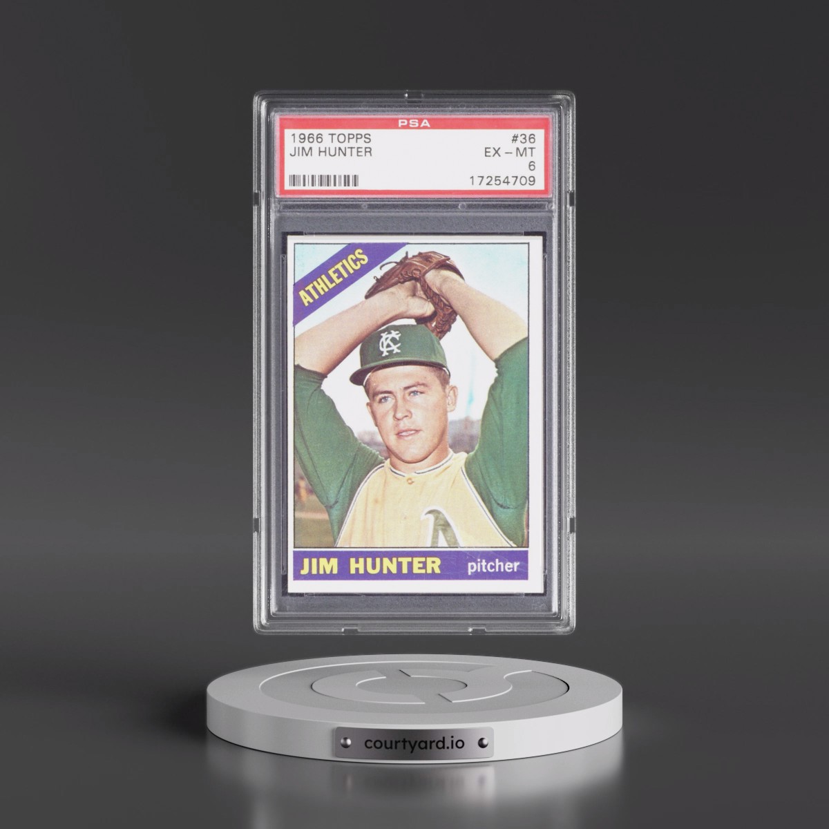 1966 Topps Jim Hunter #36 PSA 6
