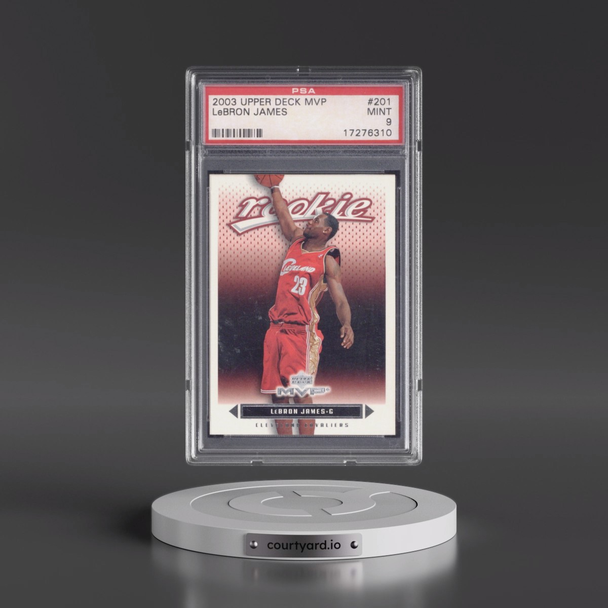 2003 Upper Deck MVP #201 LeBron James (PSA 9 MINT)