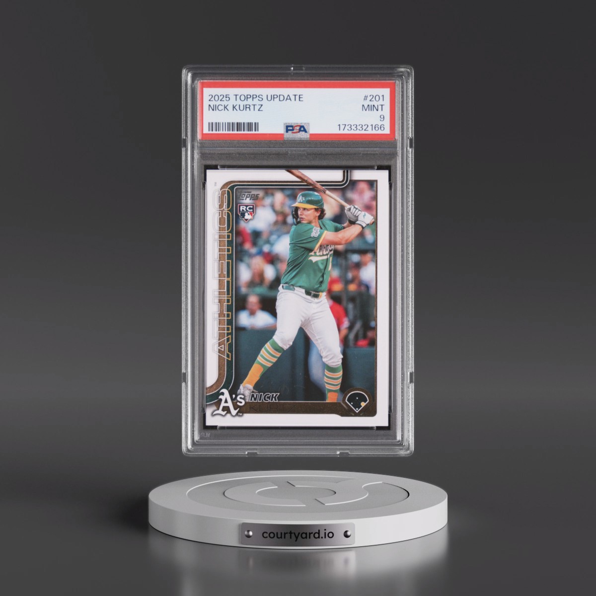 2025 Topps Update Nick Kurtz #201 PSA 9