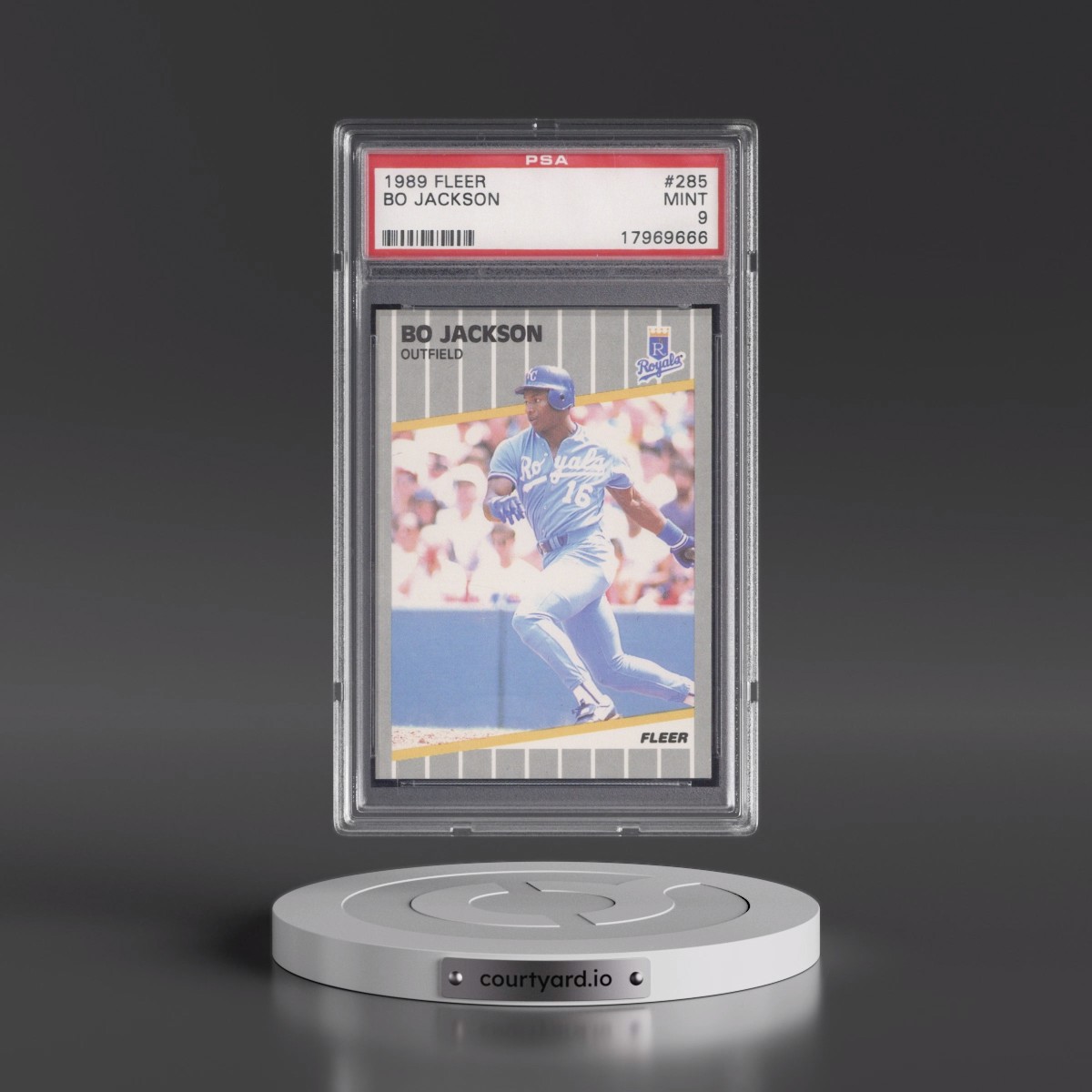 1989 Fleer Bo Jackson #285 PSA 9